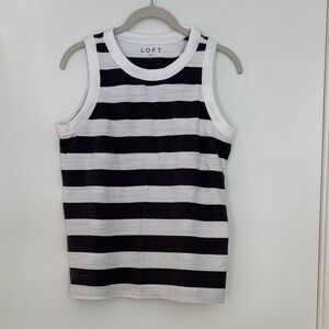 LOFT Striped Tank Top